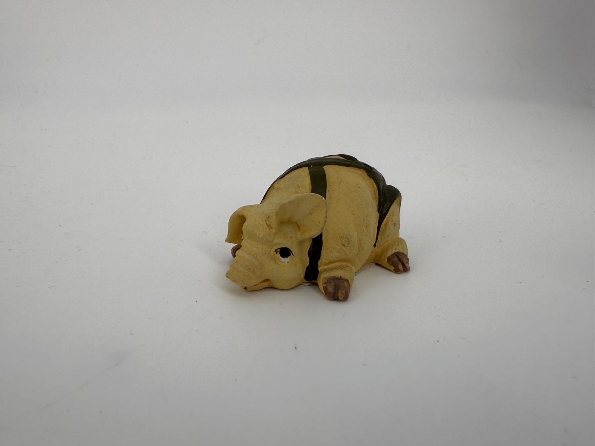 Statuette: Deko Figur Schwein mit Latzhose  – Usato da Auenstein venduto da moin.