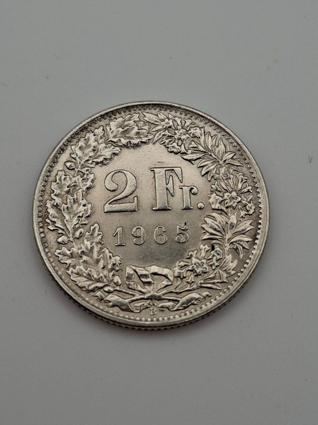Tutti le monete: Schweizer Münze 2 Franken 1965 – Usato da Kriens venduto da Wolly85 1