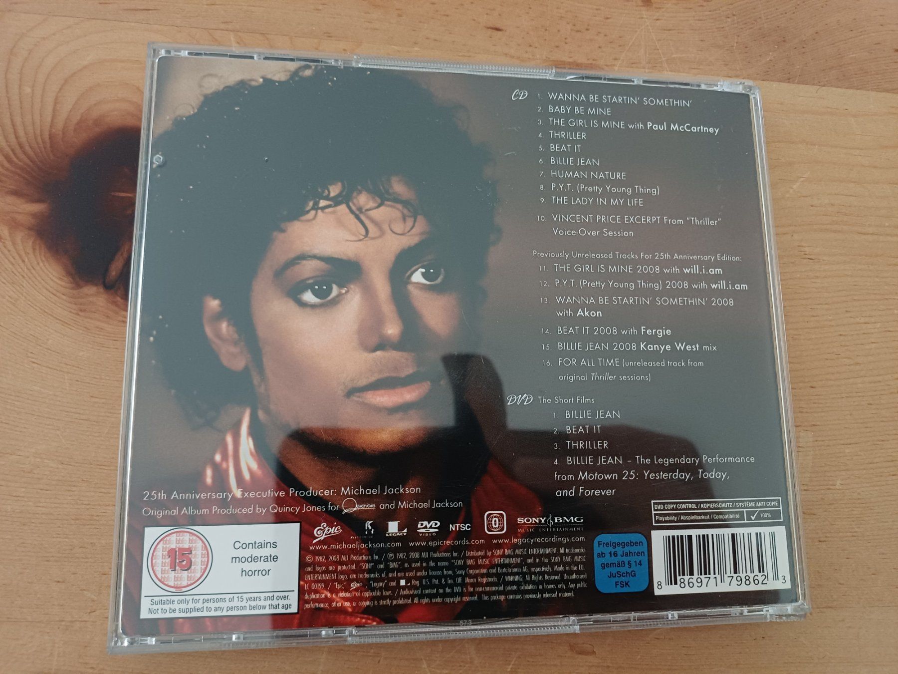 CD: Michael Jackson Thriller  - 25th Anniver. Ed. (CD/DVD) – Usato da Jona venduto da Rreto71 2