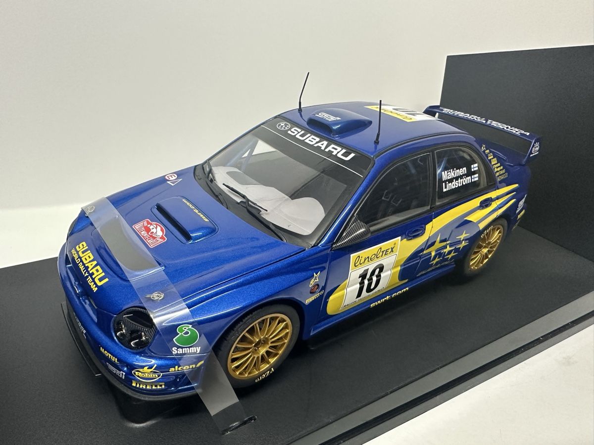 Subaru Impreza WRC Tommi Mäkinen 1/18 - Ottomobile Résine - Neuve Boîtée