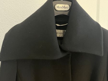 SPORTMAX - MaxMara - Mantel - schwarz - Gr. 34 - wie neu