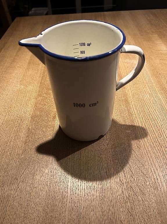 Tutte le decorazioni: Krug Emaille Drogerie mit Gebrauchsspuren – Usato da Bremgarten b. Bern venduto da m-stalder80