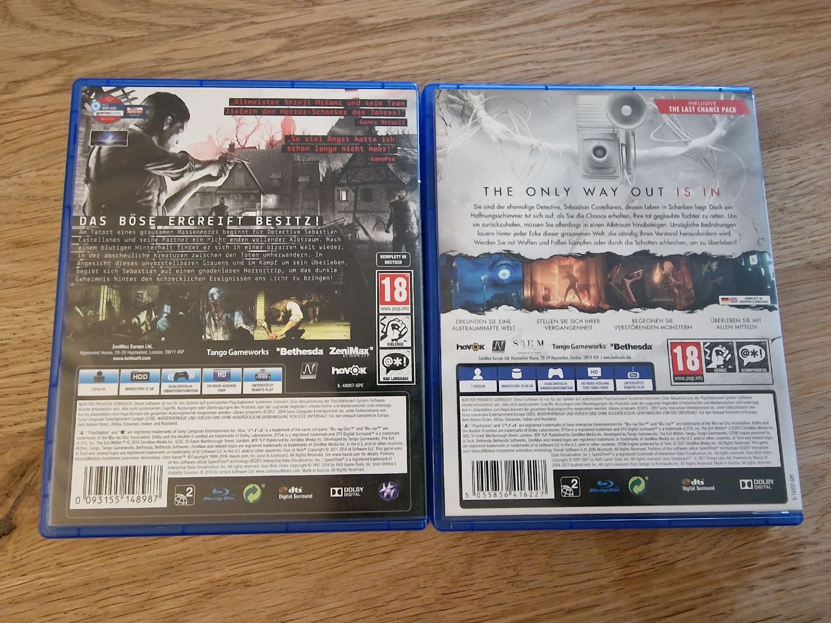 Giochi: The Evil Within und The Evil Within 2 PS4 – Usato da Winterthur venduto da mille89 1