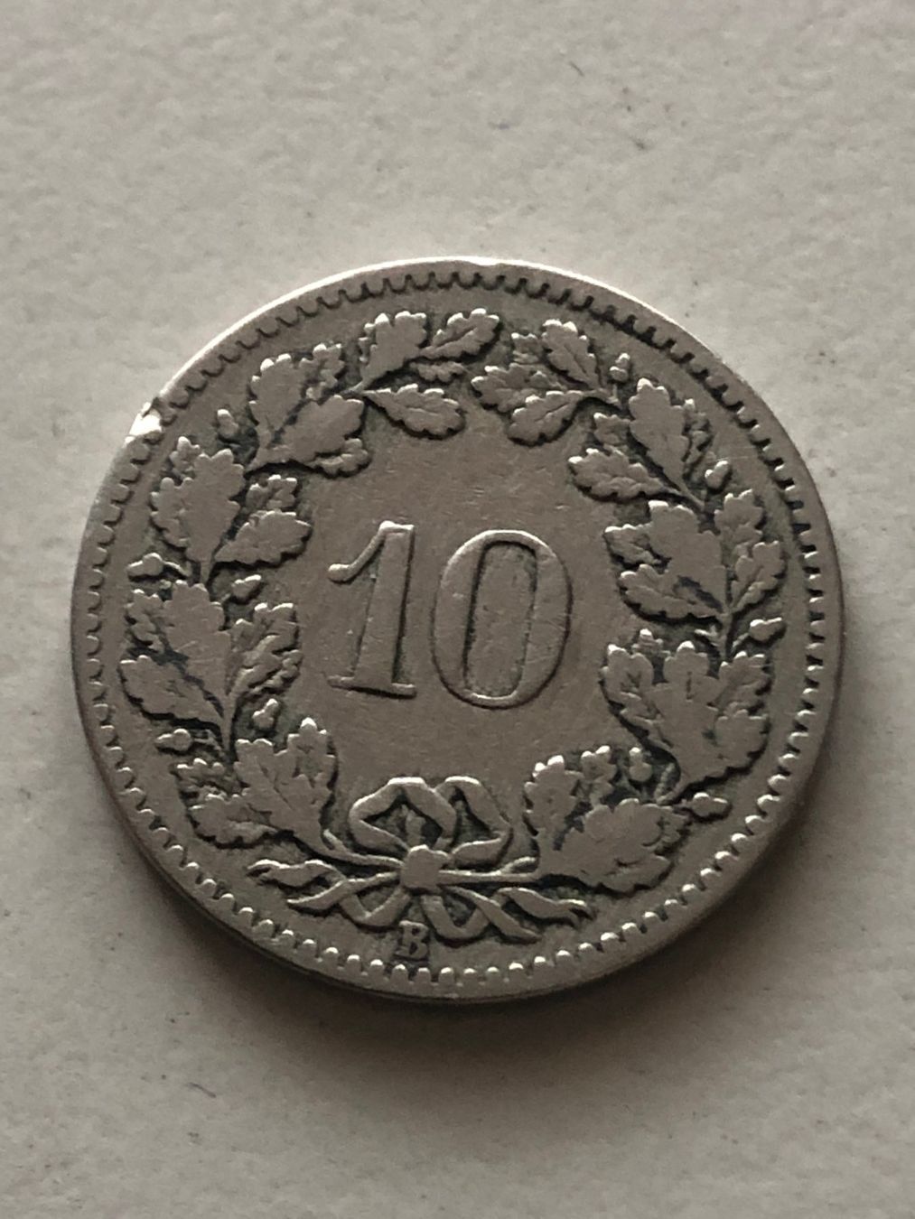 Alle Münzen: 10 Rp. 1894 – Gebraucht aus Schötz von Odpa 1
