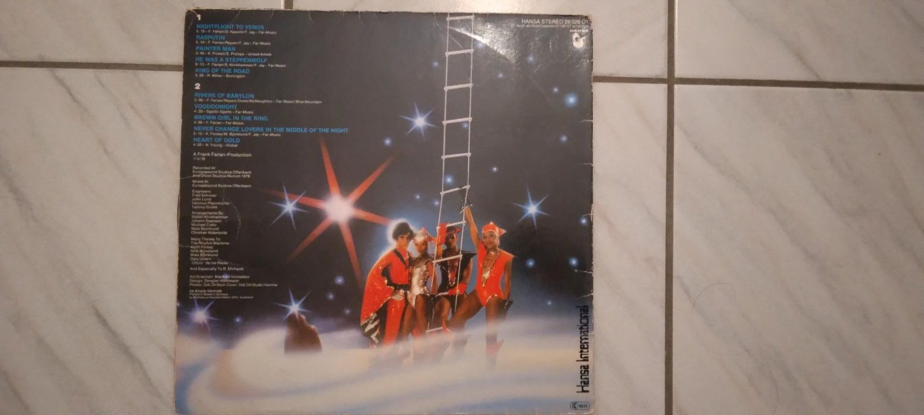 Dischi in vinile: BoneyM. "Nightflight To Venus" – Usato da Würenlos venduto da Esmeralda74 1