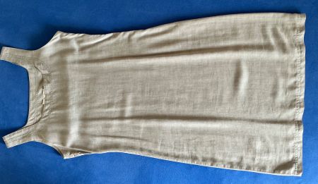 Hellgraues NILE Sommerkleid in Gr. S, 100% Tencel