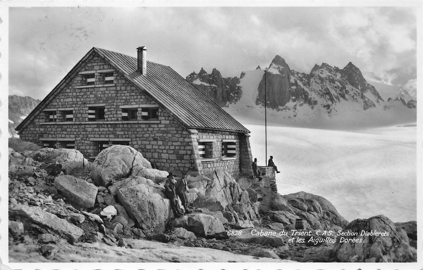Ansichtskarten: Trient, Cabane du Trient, Section Diablerets – Gebraucht aus Ottikon b.Kemptth. von Neptun1974