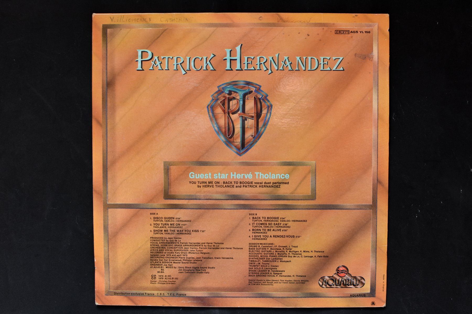 Vinyles: Patrick Hernandez - Born to Be Alive – D'occasion à Belmont-sur-Yverdon par ag97 1