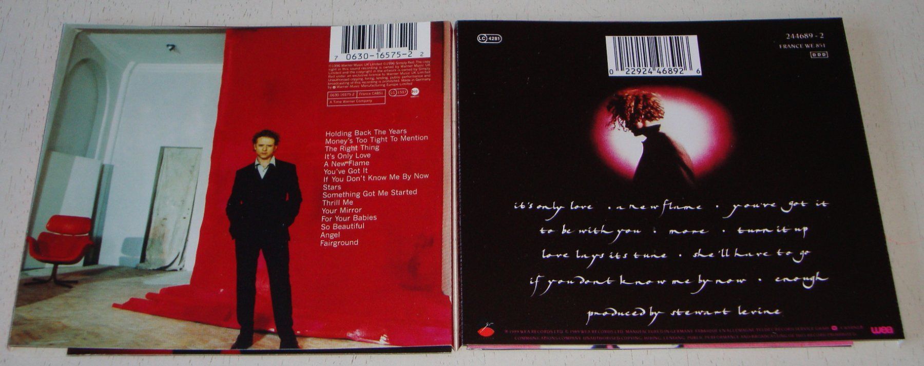 CD: 2CD's - Simply Red - Greates Hits & A New Flame – Usato da Unterbäch venduto da hiliq 1