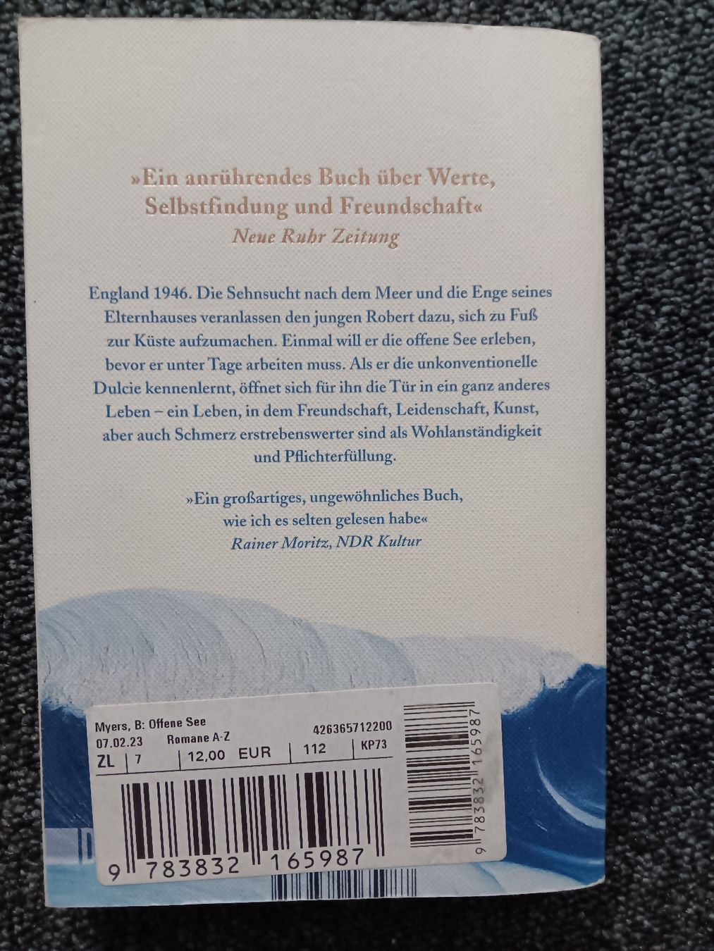 Bücher: Roman "Offene See" Benjamin Myers  – Gebraucht aus Ermatingen von rik4rdo 1