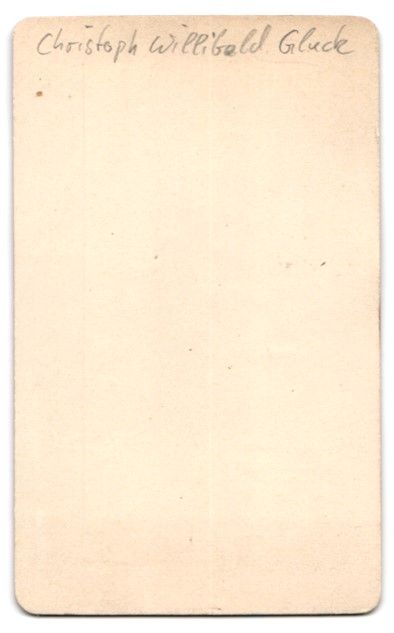 Fotografie & Manifesti: Fotografie Komponist Christoph Willibald – Usato da Berlin venduto da bartko-reher 1