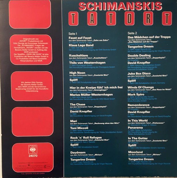 Dischi in vinile: Schimanskis Tatort Hits (LP) – Usato da Grüningen venduto da azulgrisvinyl 1