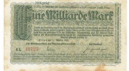 Zittau 1 Mrd.Mark Serie 4L 22.10.1923 SS+-SS++