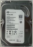 Seagate Hard Drive 3.5" 2TB