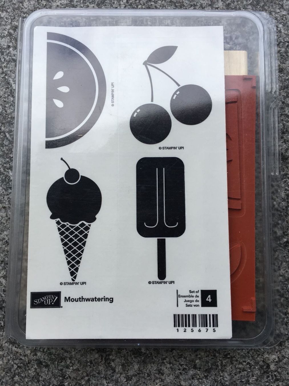 Stampin' up! Timbri: Stampin up Stempel Sommer Melone/Glace/Kirsche – Nuovo e nell'imballaggio originale da Gündlischwand venduto da Rebenhof