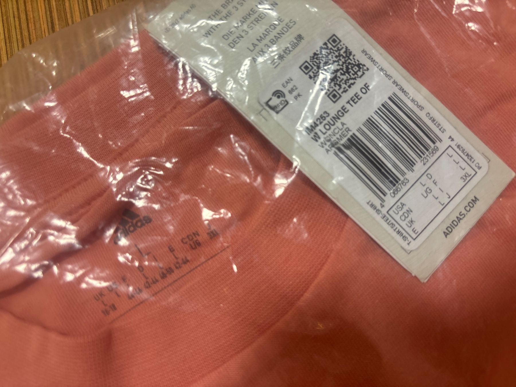 Adidas T-Shirts: L_adidas_Baumwolle_NEU_Hoher LP – Neu und originalverpackt aus Versegeres von kista 1