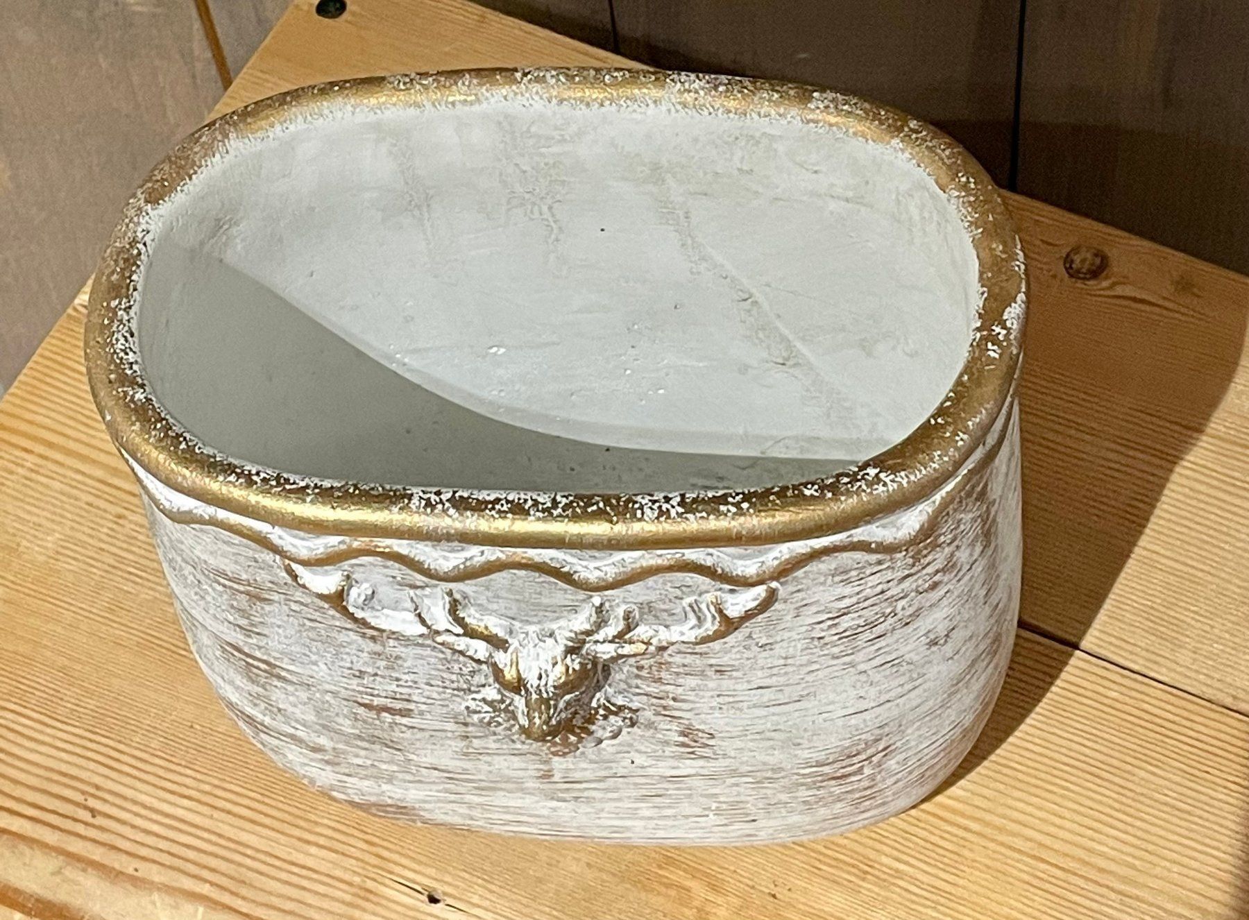 Tutte le decorazioni: Dekoration Töpfe mit Hirsch/Design/Neu – Nuovo e nell'imballaggio originale da Volketswil venduto da rubin74 2