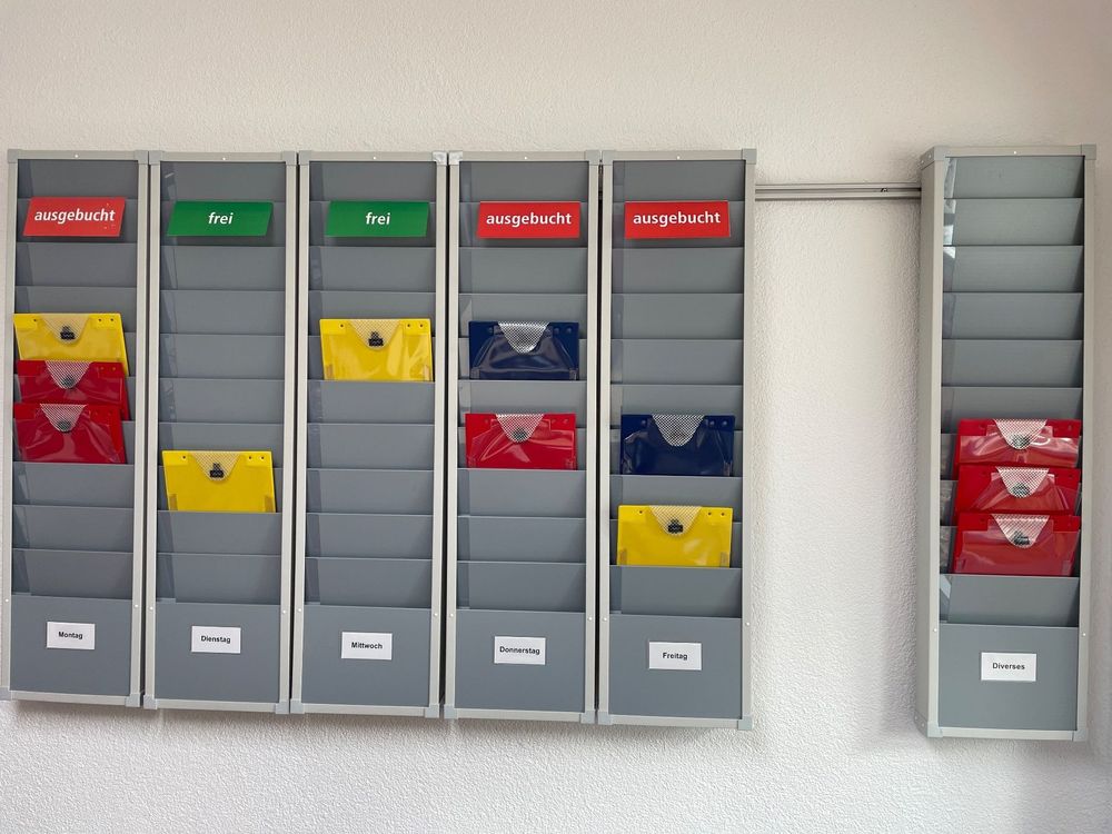 Lochwand Aus Stahl 50x150cm - Stecktafel Set Mit 20 Haken & 4 Rollen