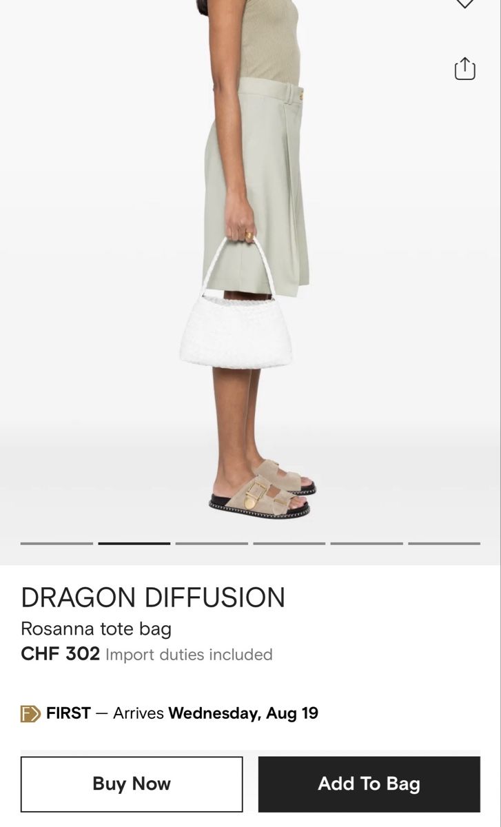 Dragon Diffusion Borse da donna: Dragon Diffusion Rosana Bag White – Nuovo (secondo la descrizione) da Sissach venduto da Angelinaa24 5