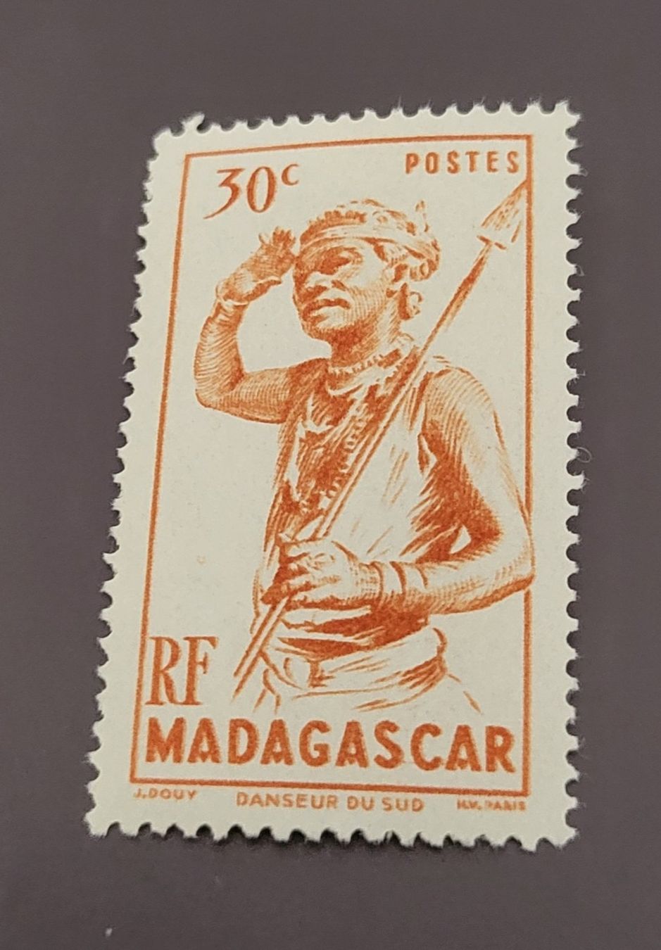 Tutti i francobolli: Madagaskar 1946 alte briefmarke – Usato da St Gallen venduto da Stampsalshobby