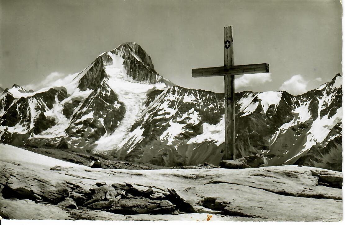 Cartoline postali: Grenzkreuz auf dem Lötschenpass  1957 – Usato da Hochdorf venduto da Ziegel-16