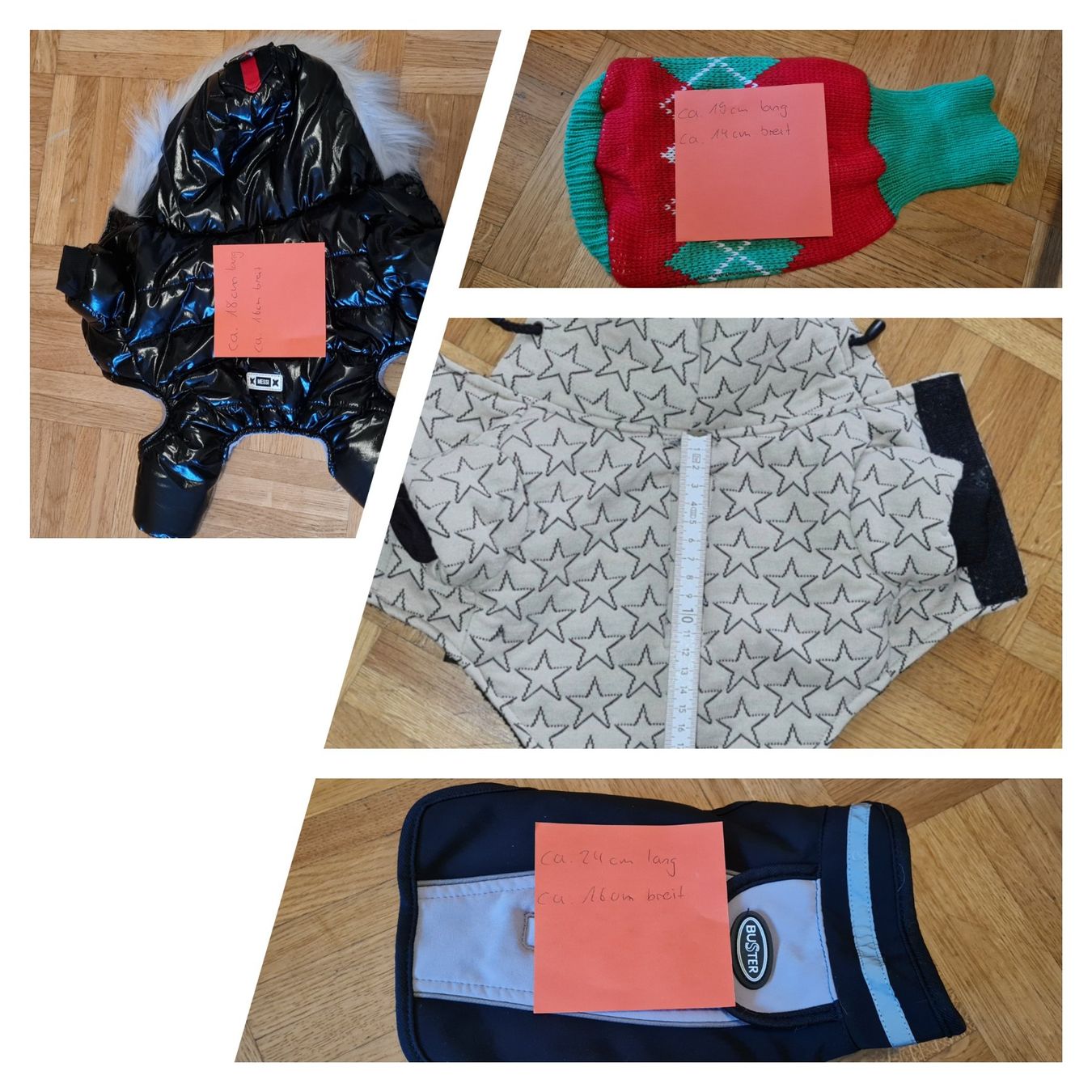 Abbigliamento: 4× Hundebekleidung, Hunde Mantel – Nuovo (secondo la descrizione) da Liestal venduto da Shelby787 1