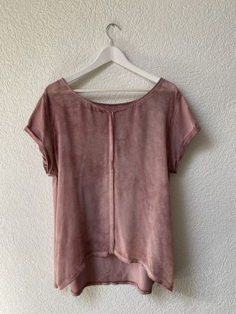 NILE Bluse Leichtes Oversize Shirt, Rosé, Grösse L / XL, 