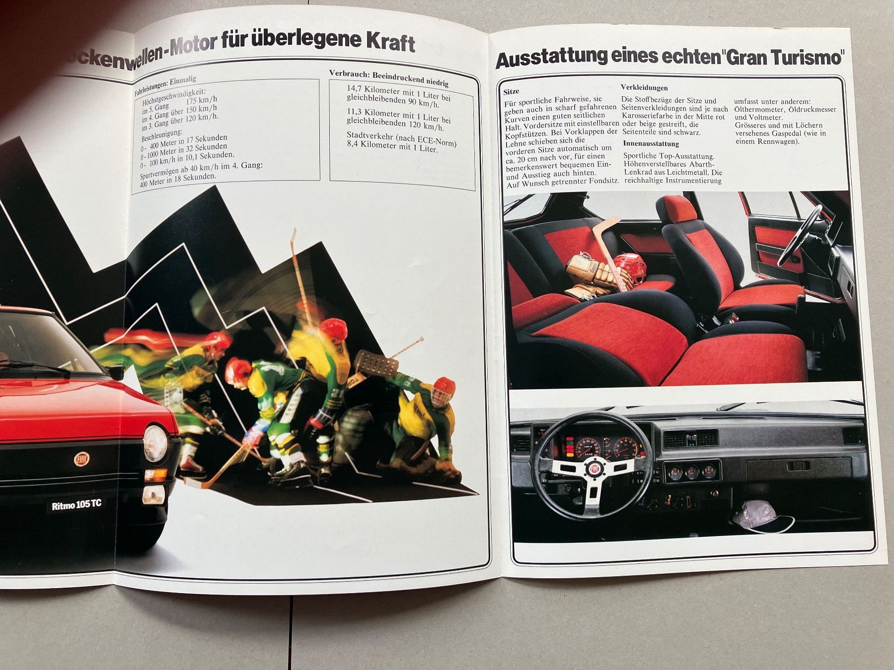 Fiat Autos: Fiat Ritmo 105 TC  - CH-Original Prospekt – Neu (gemäss Beschreibung) aus Malans GR von Chueche427 3