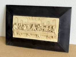 Altes Wandrelief Wanddeko DAS LETZTE ABENDMAHL