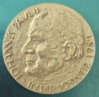 Franco Annoni Papst in der Schweiz 1984 Silber ab 1 Fr. !!