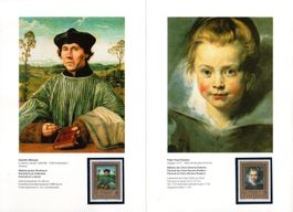 LIECHTENSTEIN 1985 FOLDER MIT 3 MARKEN ** POSTFRISCH ** BB67