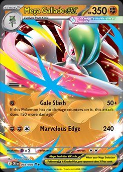Pokémon Carte collezionabili: Mega Gallade ex - Pokémon TCG - CRI 048/086 | EN – Nuovo (secondo la descrizione) da Thalwil venduto da ramsey92