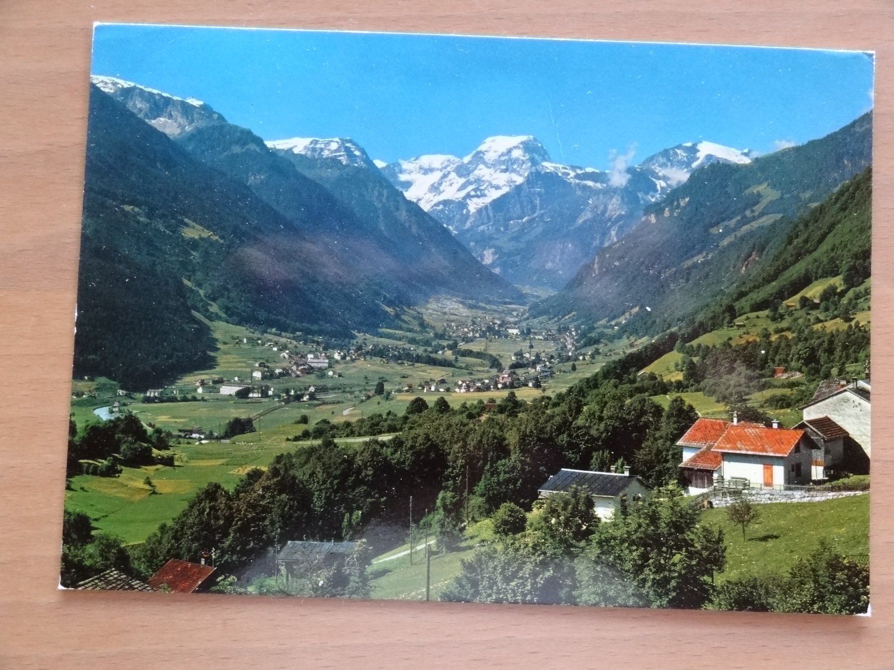 Cartoline postali: Schwändi - GL - 1977 – Usato da St Léonard venduto da Riglin