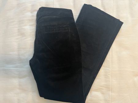 Damen / Teenager Samt Hosen "Benetton" schwarz Grösse 36