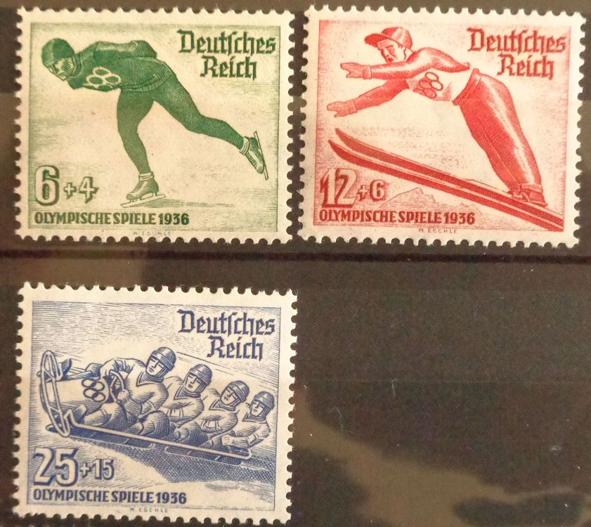 DEUTSCHES REICH 1935 Olympische Winterspiele, ** Kaufen auf Ricardo