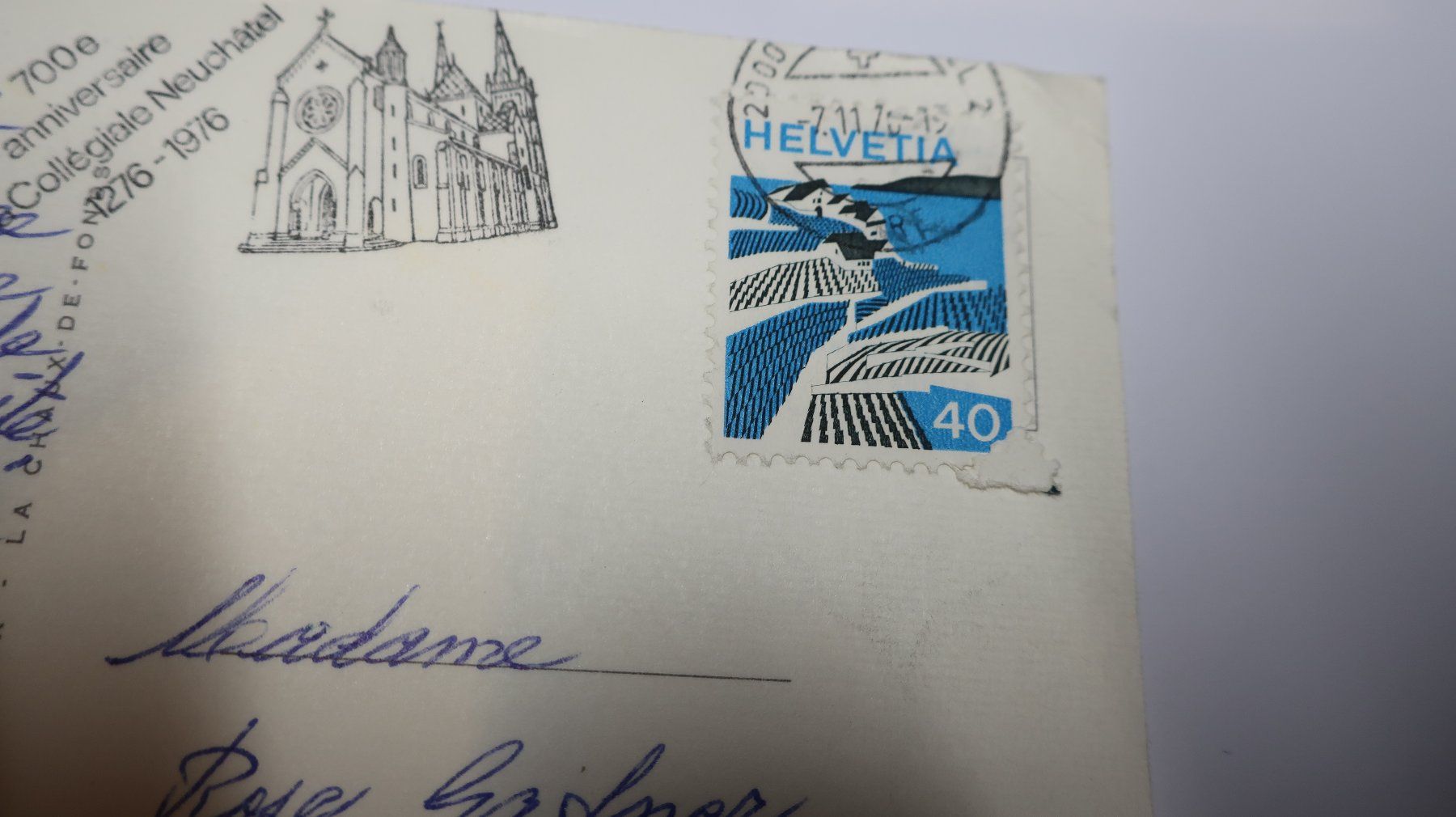 Ansichtskarten: La Neuveville Multivues 1976 – Gebraucht aus Cormoret von Pascalll2001 4