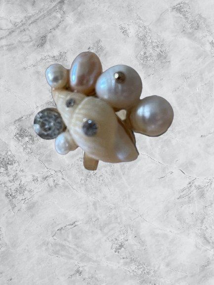Anelli: Bague avec perle naturelle – Usato da Genève venduto da TradeCH 5