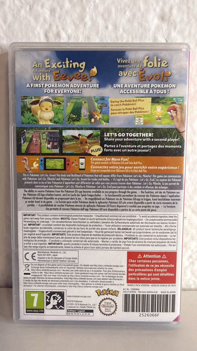 Pokémon Giochi: Nintendo Switch - Pokemon Let's Go Eevee – Usato da Ehrendingen venduto da bubulence 1