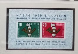 B30b) 1959 Sonderblock NABAG postfrisch