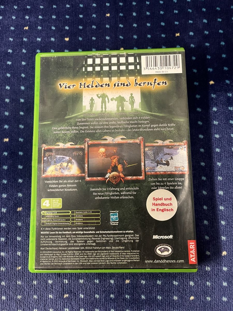 Giochi: Dungeons & Dragons Heroes - Xbox – Usato da Baden venduto da tob_t8gw 1