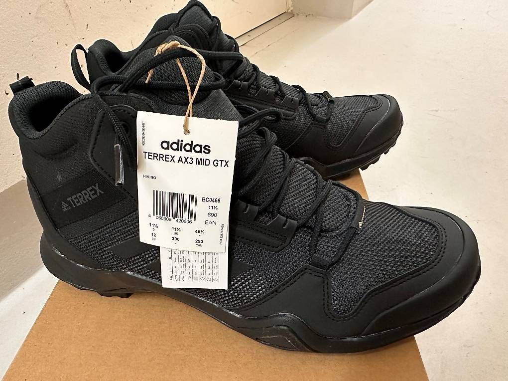 Adidas Scarpe da uomo: Chaussures Adidas Terrex AX3 MID GTX – Nuovo e nell'imballaggio originale da La Plaine venduto da Teorem