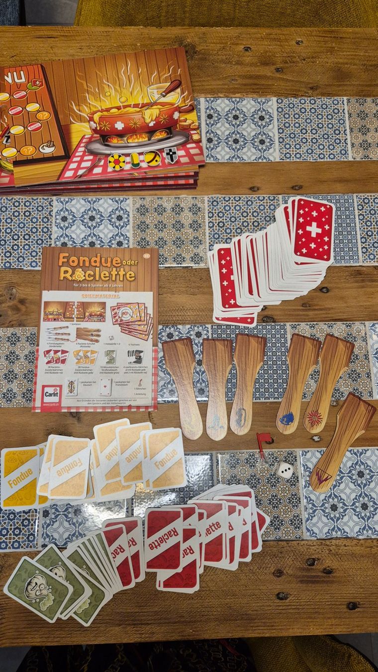 Carlit Spiele: Fondue oder Raclette Brettspiel wie neu – Neu (gemäss Beschreibung) aus Bitsch von cka_6hff 4