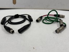 Set aus 3x Neutrik XLR Kabel , 1x anderes XLR Kabel (C337)