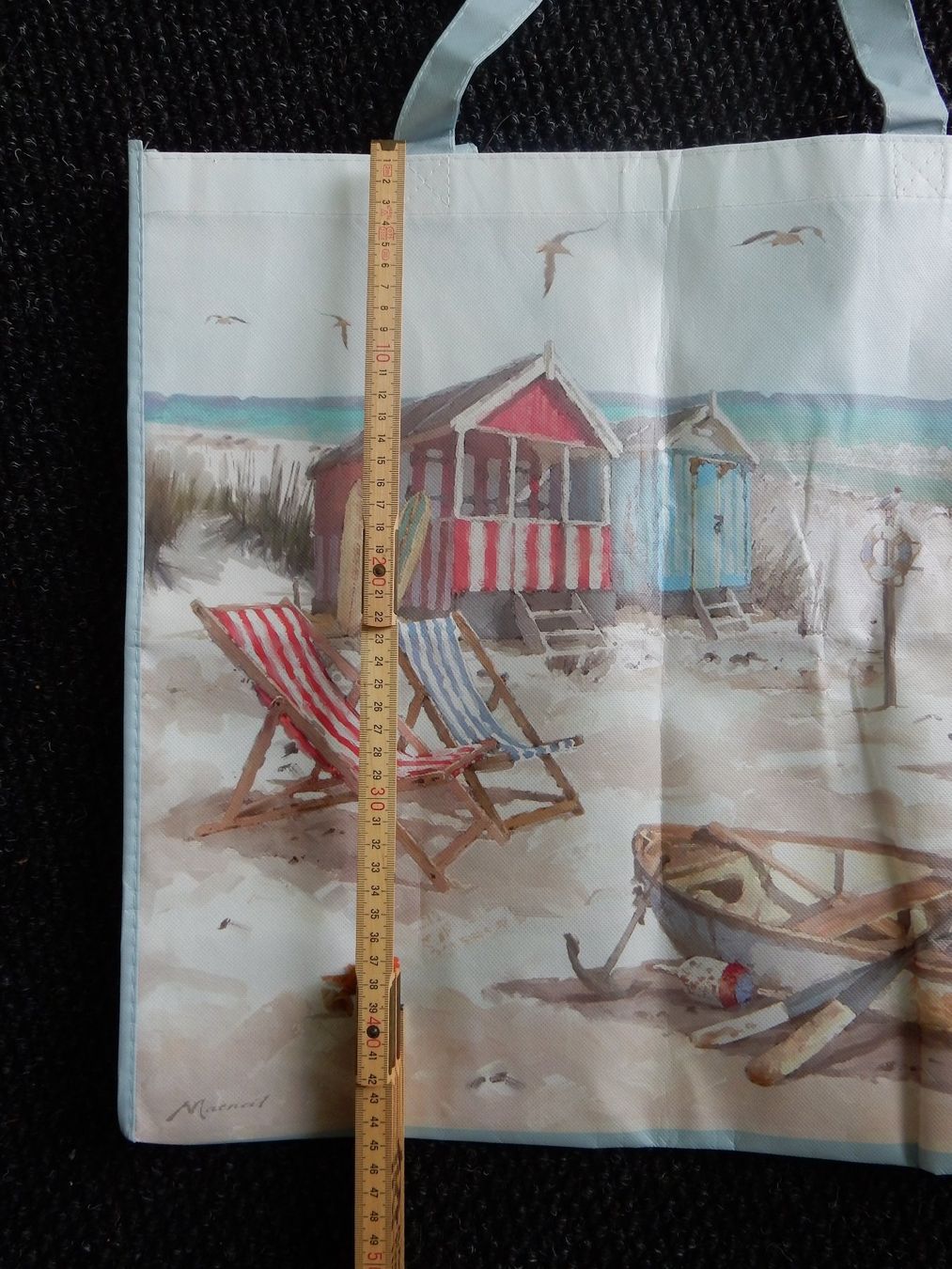 Borse: Tasche grosse Umhängetache Badetasche Strandszene – Nuovo (secondo la descrizione) da Jona venduto da simongarden 2