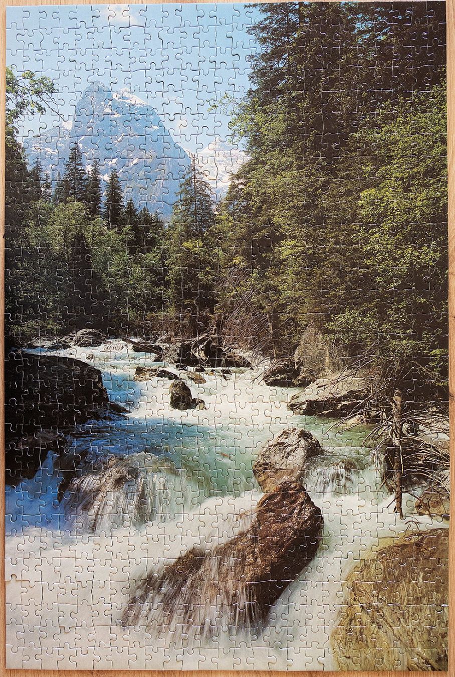 Puzzle: Schmid Puzzle - Der Reichenbach • Schweiz - 750 Teile – Usato da Auenstein venduto da Padabimbim 1