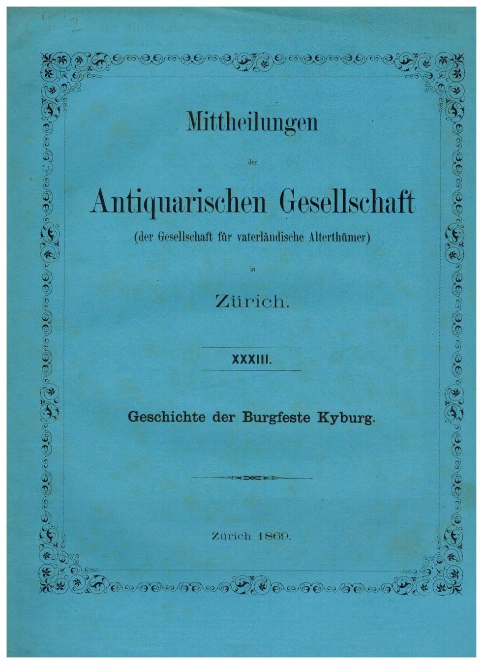 Bücher: Geschichte der Burgfeste Kyburg – Neu (gemäss Beschreibung) aus Biel-Benken BL von rud_yc8p