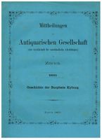 Geschichte der Burgfeste Kyburg