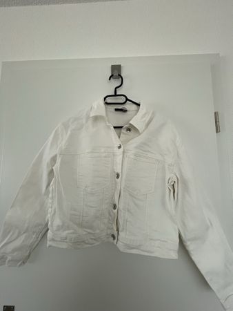 Weisse Damen-Denimjacke von Vero Moda