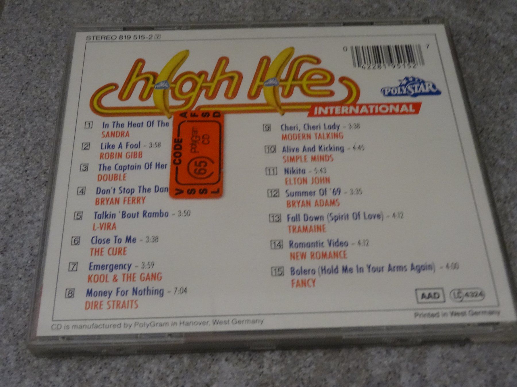 CD: High Life - 15 Affenschrille Hitbananen - CD - – Usato da Olten venduto da Disc-Ausverkauf 1