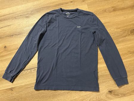 Hollister Herren Longsleeve Blau, Grösse S